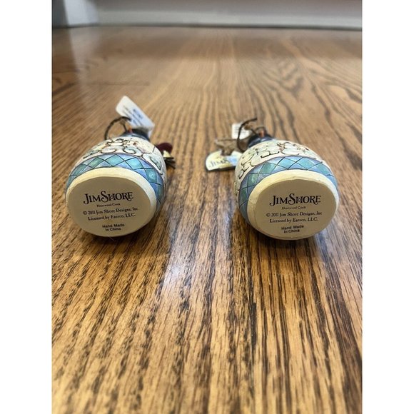 Jim Shore Snowman 2011 with Winter Scene Ornament Christmas Figurine #4023469 - Picture 10 of 10